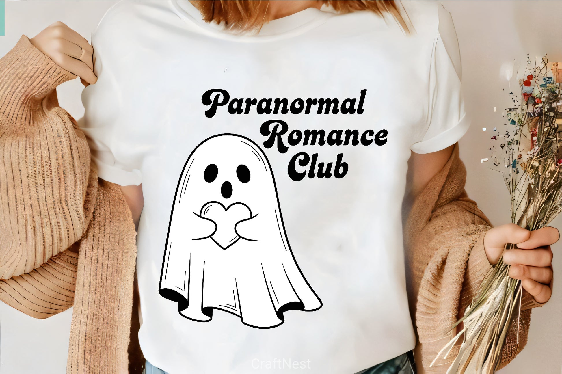 Cute Ghost Heart Clipart Bundle - CraftNest - Digital Crafting and Art