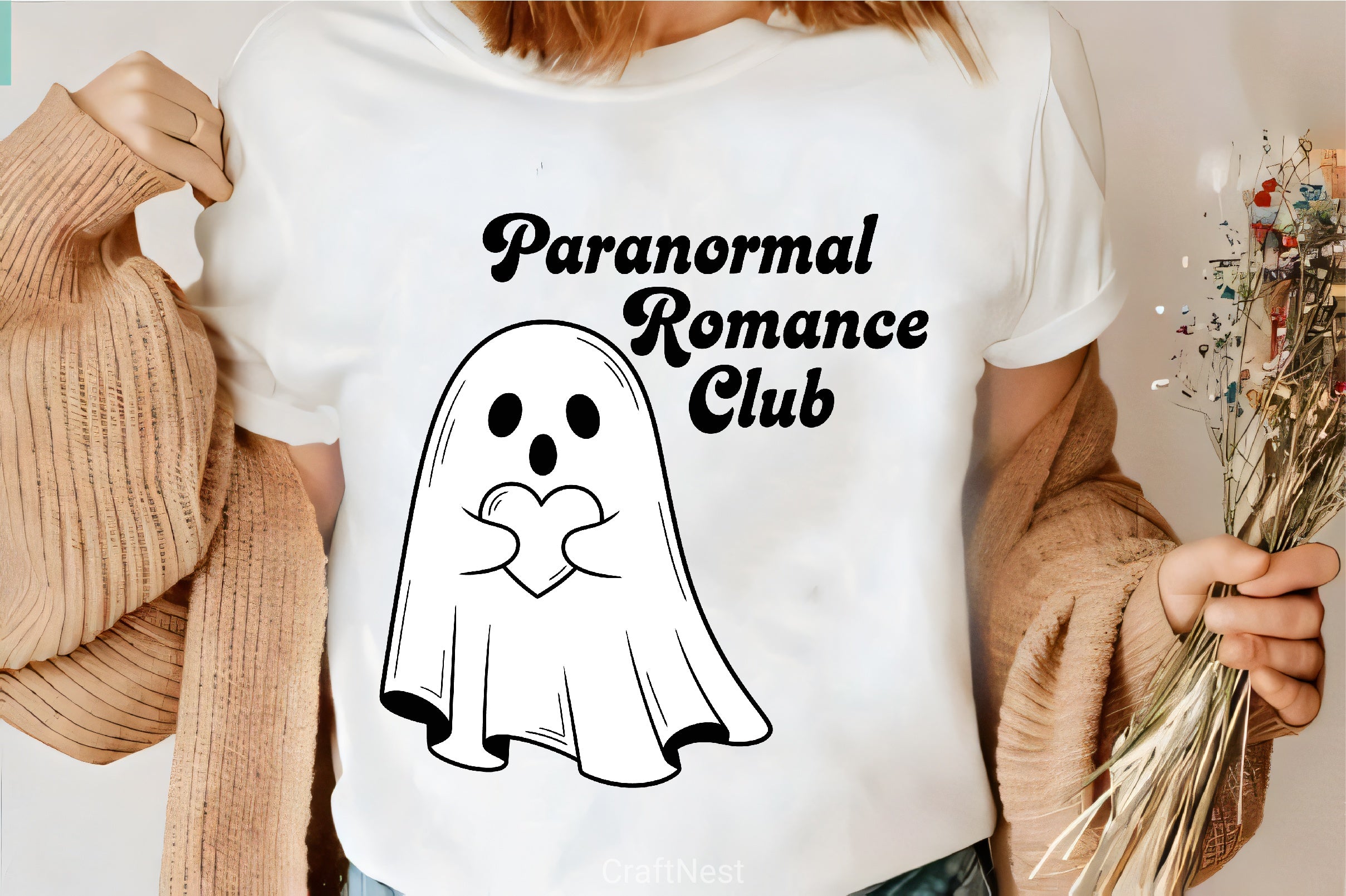 Cute Ghost Heart Clipart Bundle - CraftNest - Digital Crafting and Art