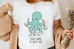 Teal Octopus Heart Suckers Clipart Bundle - CraftNest - Digital Crafting and Art