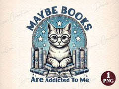 Funny Book Lover Clipart Bundle 3 - CraftNest - Digital Crafting and Art