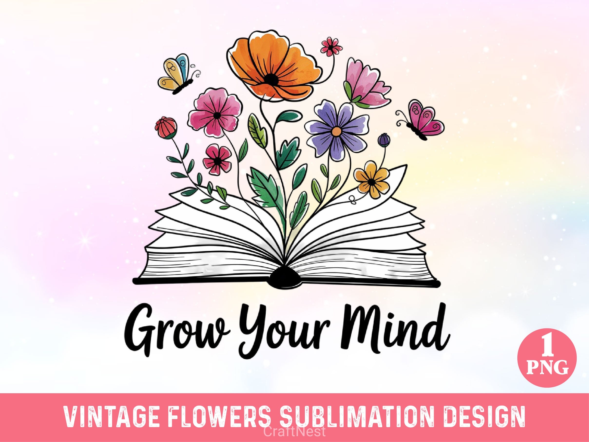 Vintage Flowers Clipart Bundle 4 - CraftNest - Digital Crafting and Art