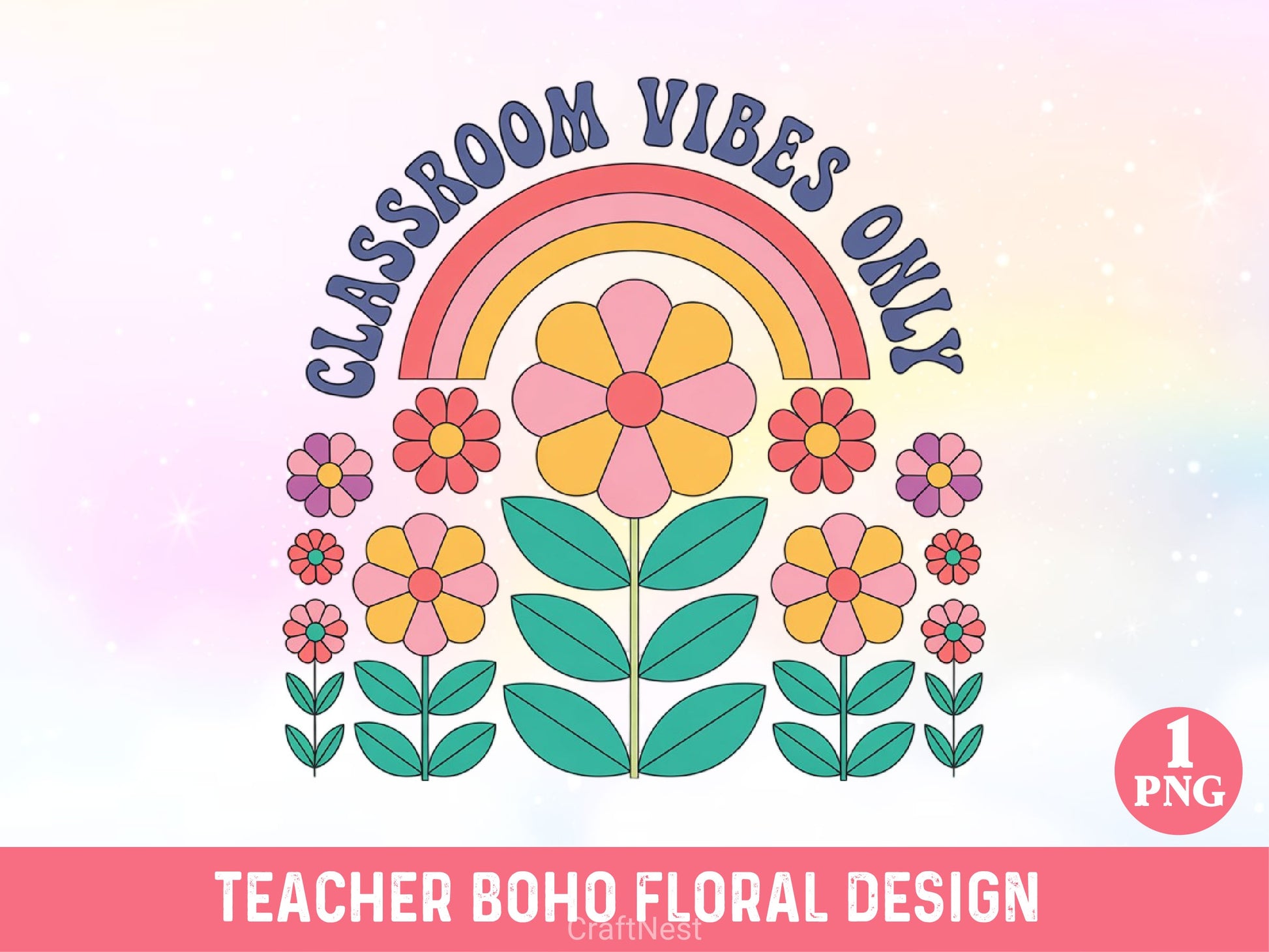 Classroom Vibes Only Clipart Bundle 1 - CraftNest - Digital Crafting and Art
