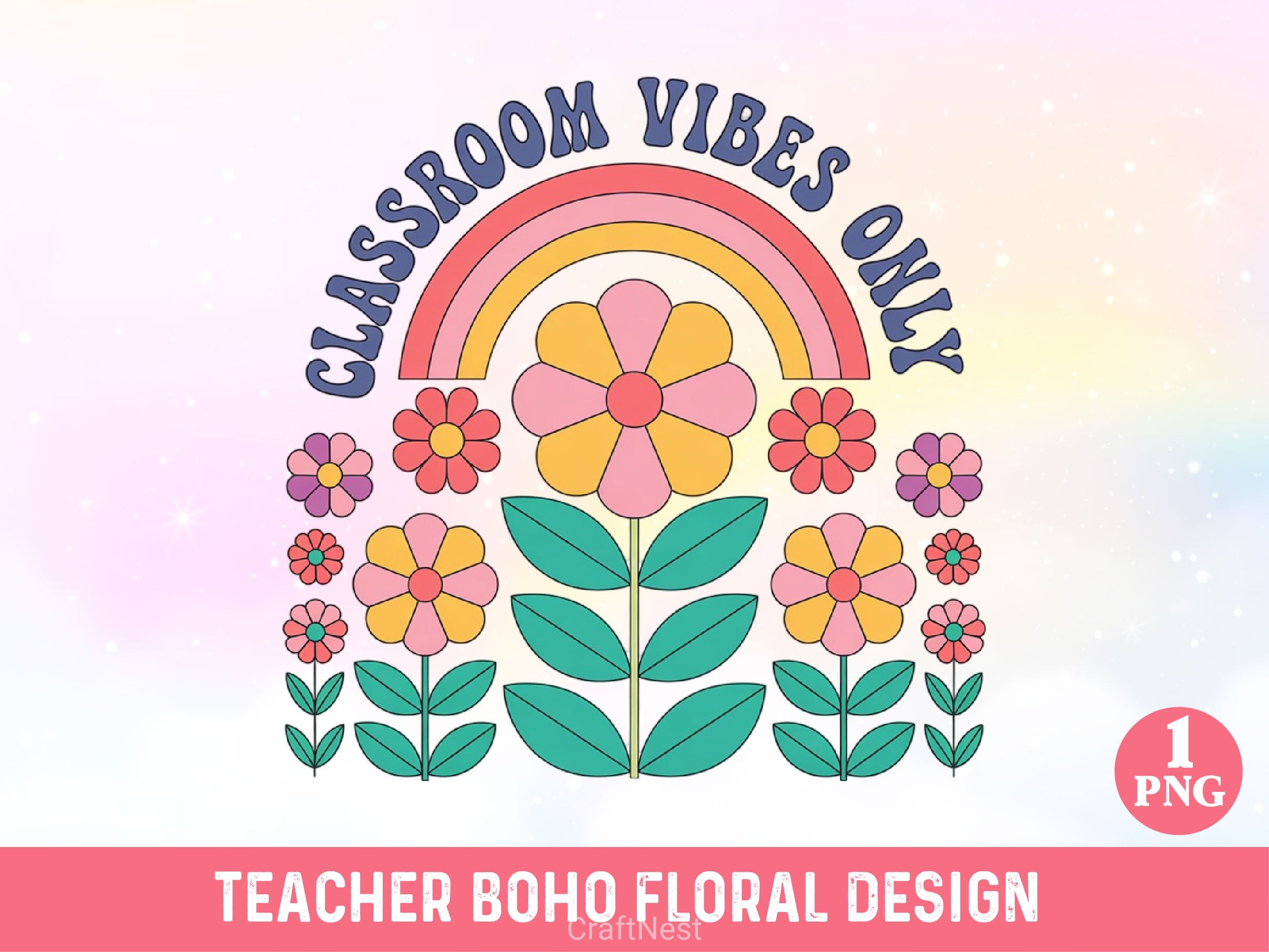 Classroom Vibes Only Clipart Bundle 1 - CraftNest - Digital Crafting and Art