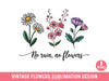 Vintage Flowers Clipart Bundle 10
