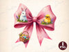 Easter Coquette Happy Easter Clipart Bundle