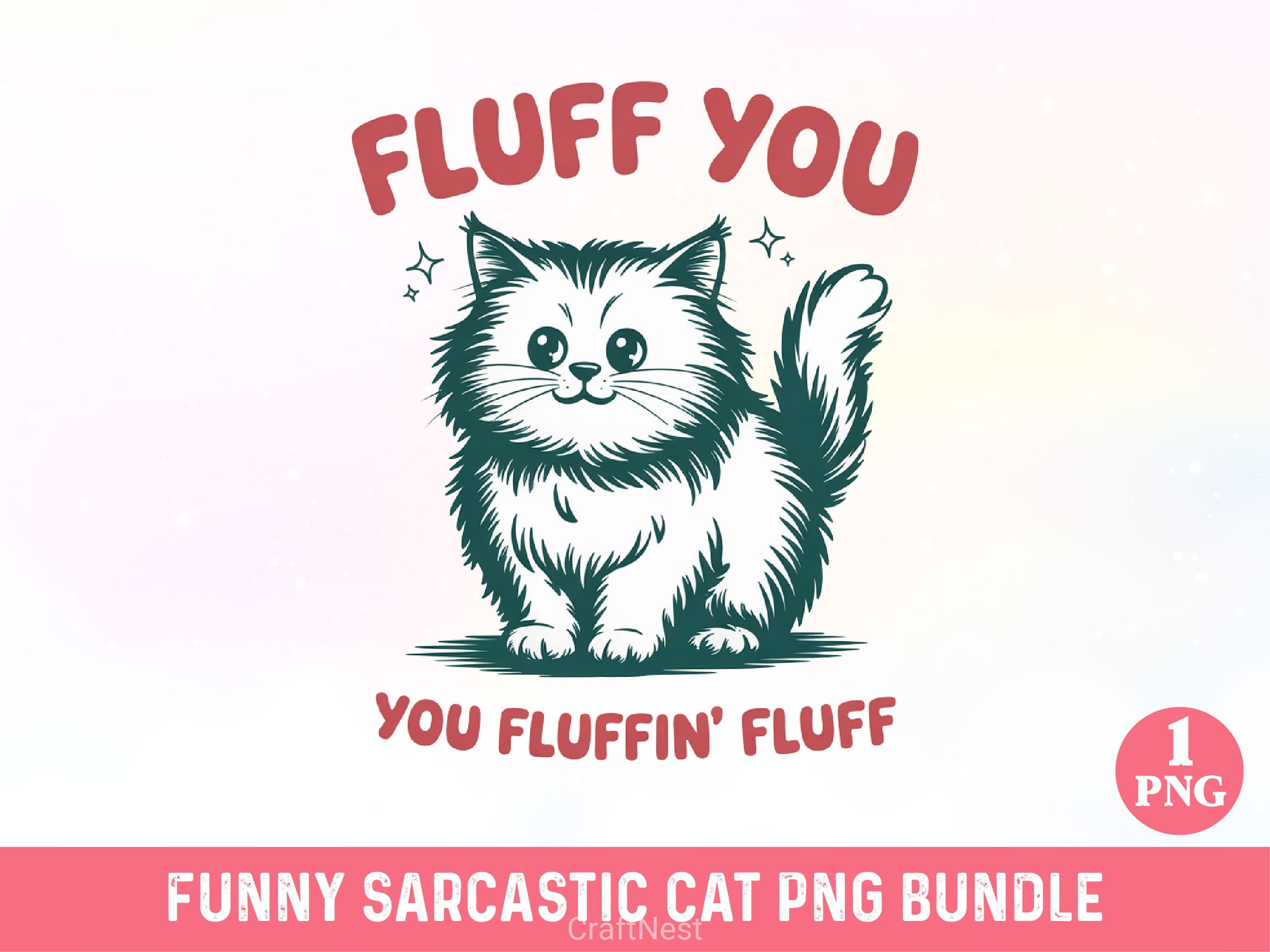 Funny Sarcastic Cat Clipart Bundle 4 - CraftNest - Digital Crafting and Art