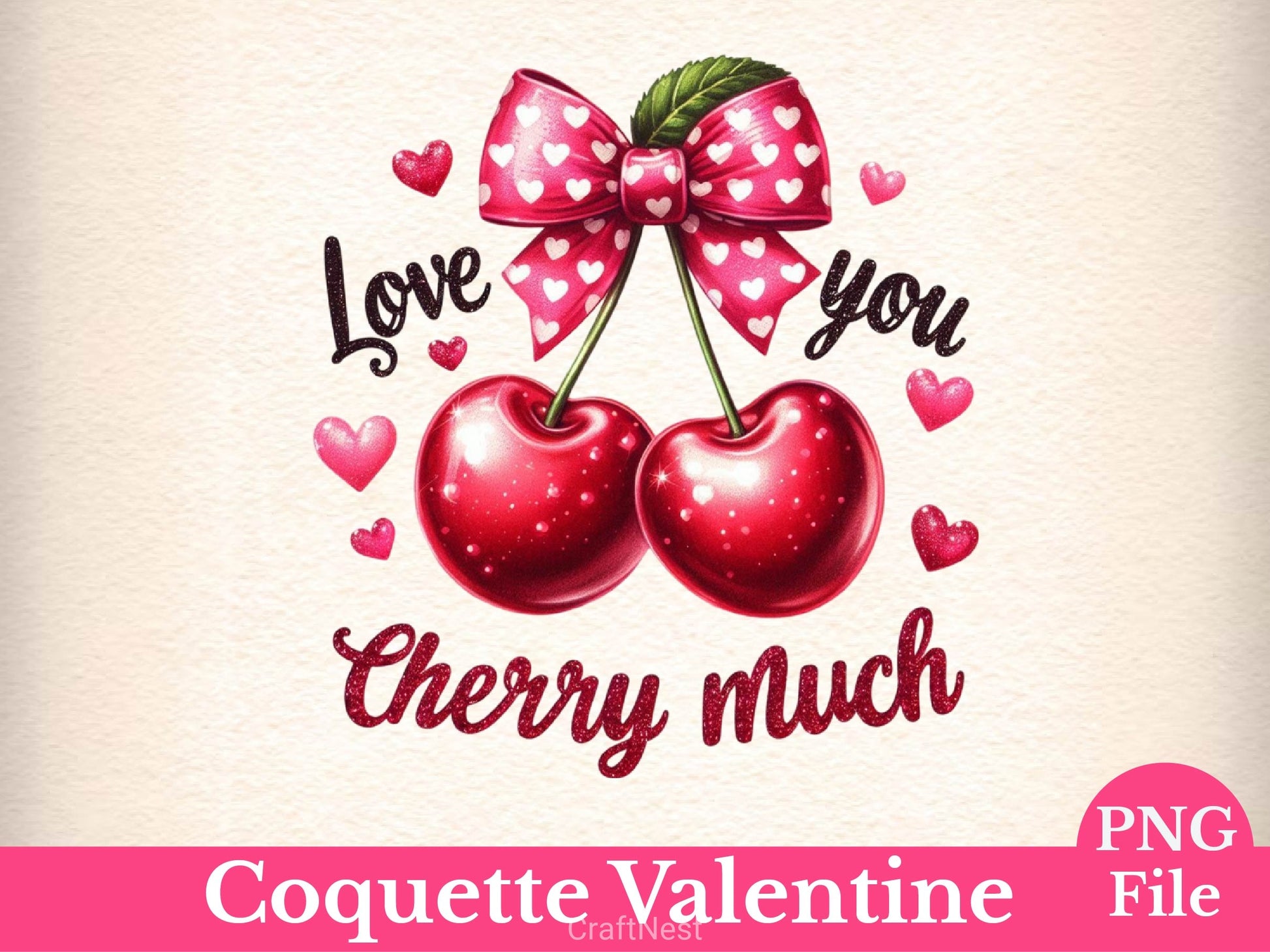 Coquette Valentine Love You Clipart Bundle 2 - CraftNest - Digital Crafting and Art