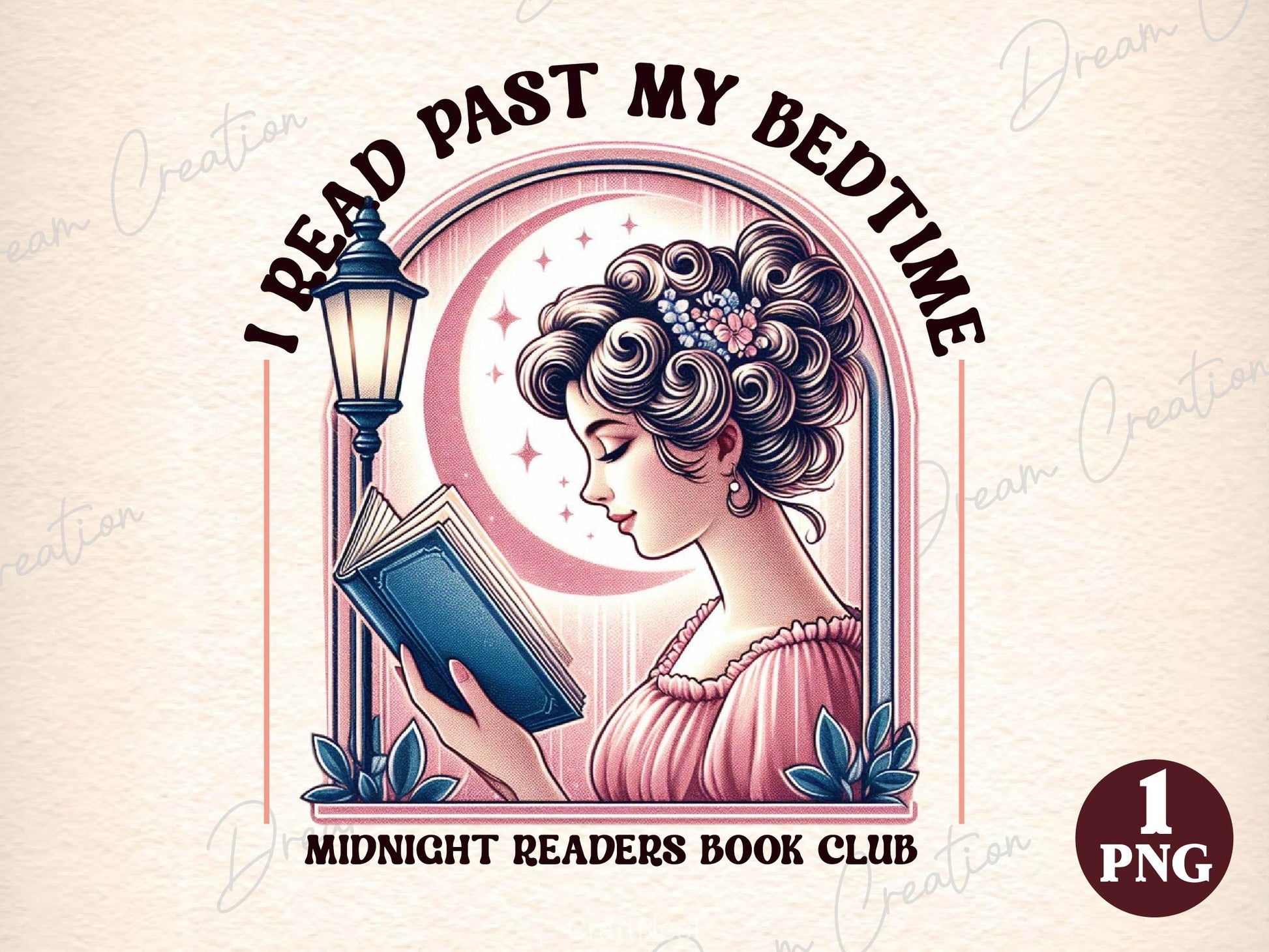 Late Night Reader Book Club Clipart Bundle 2 - CraftNest - Digital Crafting and Art