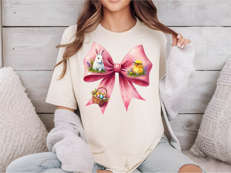 Easter Coquette Happy Easter Clipart Bundle - CraftNest - Digital Crafting and Art