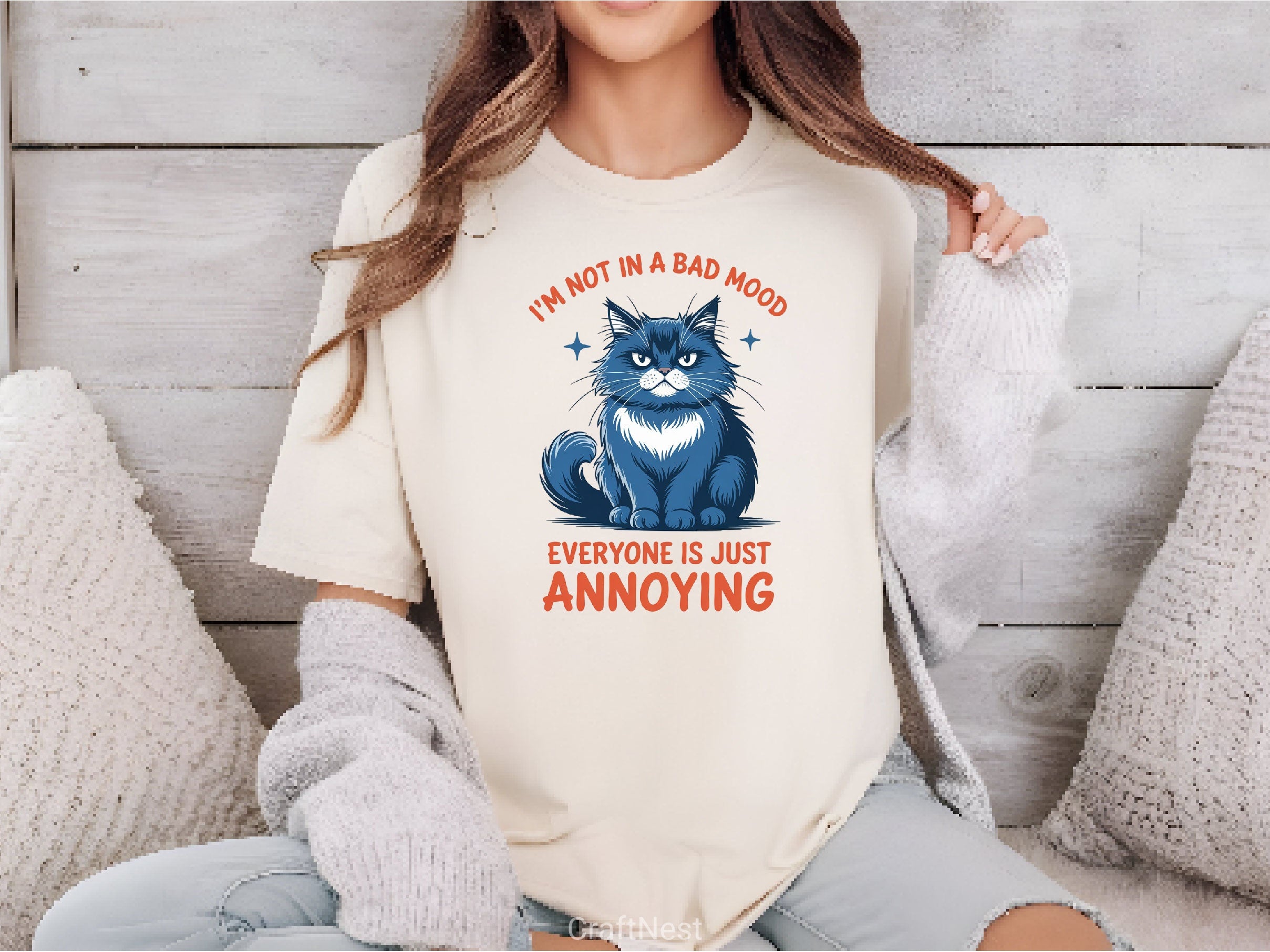 Funny Sarcastic Cat Clipart Bundle 6 - CraftNest - Digital Crafting and Art