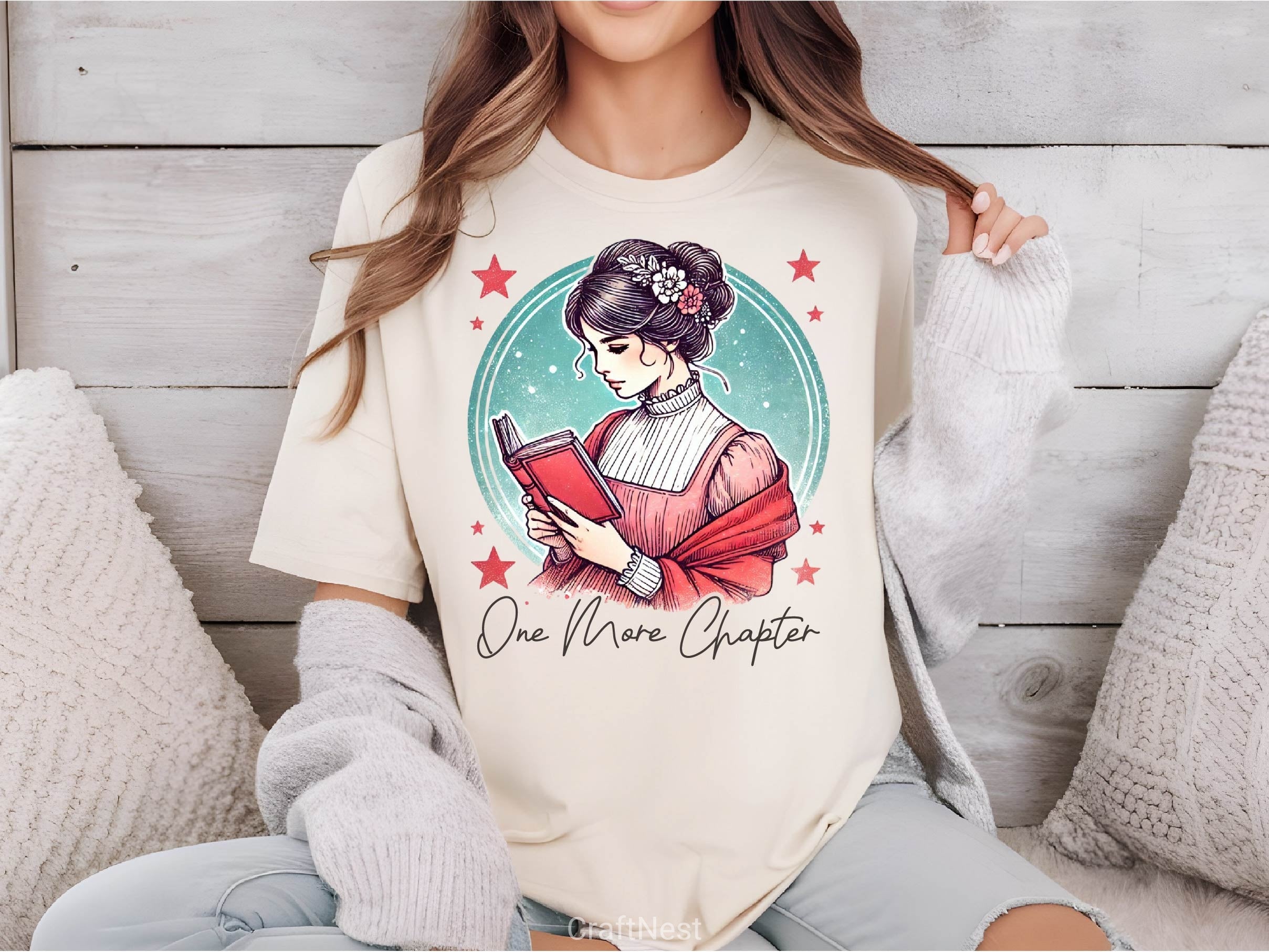 One More Chapter Funny Book Lover Clipart Bundle 2 - CraftNest - Digital Crafting and Art