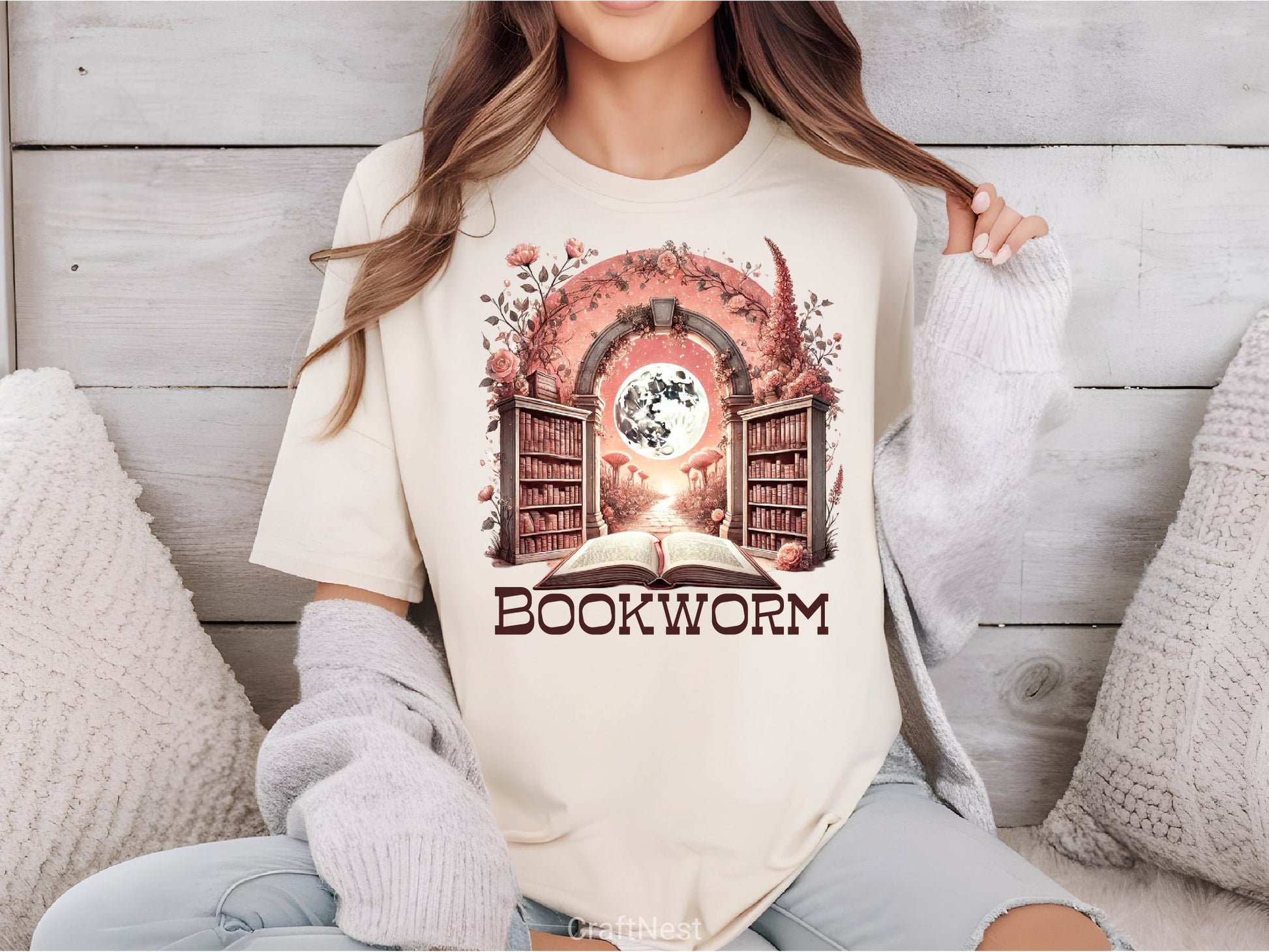 Bookworm Funny Book Lover Clipart Bundle 2 - CraftNest - Digital Crafting and Art