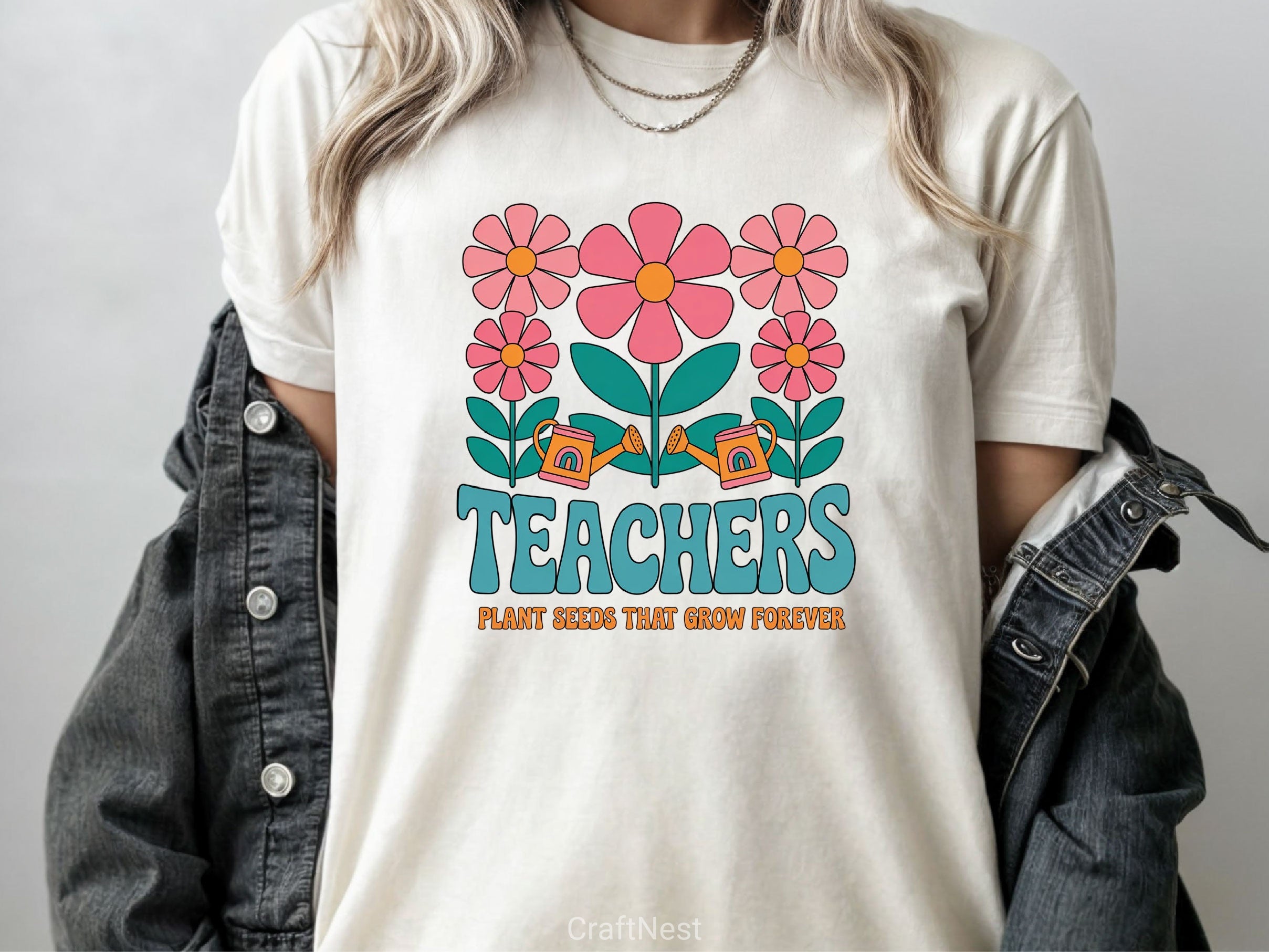 Teacher Plant Seeds That Grow Forever Clipart - CraftNest - Digital Crafting and Art