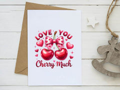 Love You Valentine Valentines Cherry Clipart Bundle - CraftNest - Digital Crafting and Art