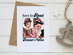 Born To Read Forced To Work Clipart Bundle 2 - CraftNest - Digital Crafting and Art