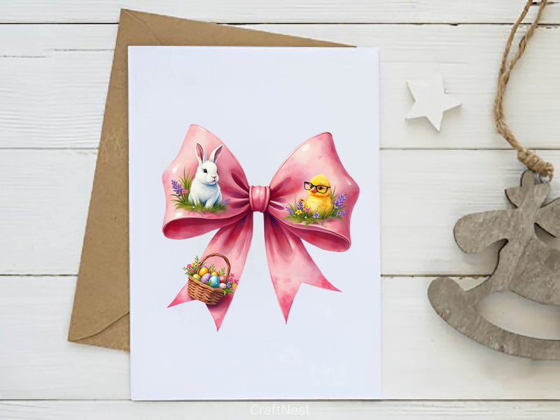 Easter Coquette Happy Easter Clipart Bundle - CraftNest - Digital Crafting and Art