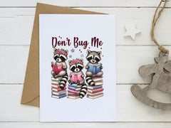 Dont Bug Me Funny Raccoon Bookish Clipart Bundle - CraftNest - Digital Crafting and Art