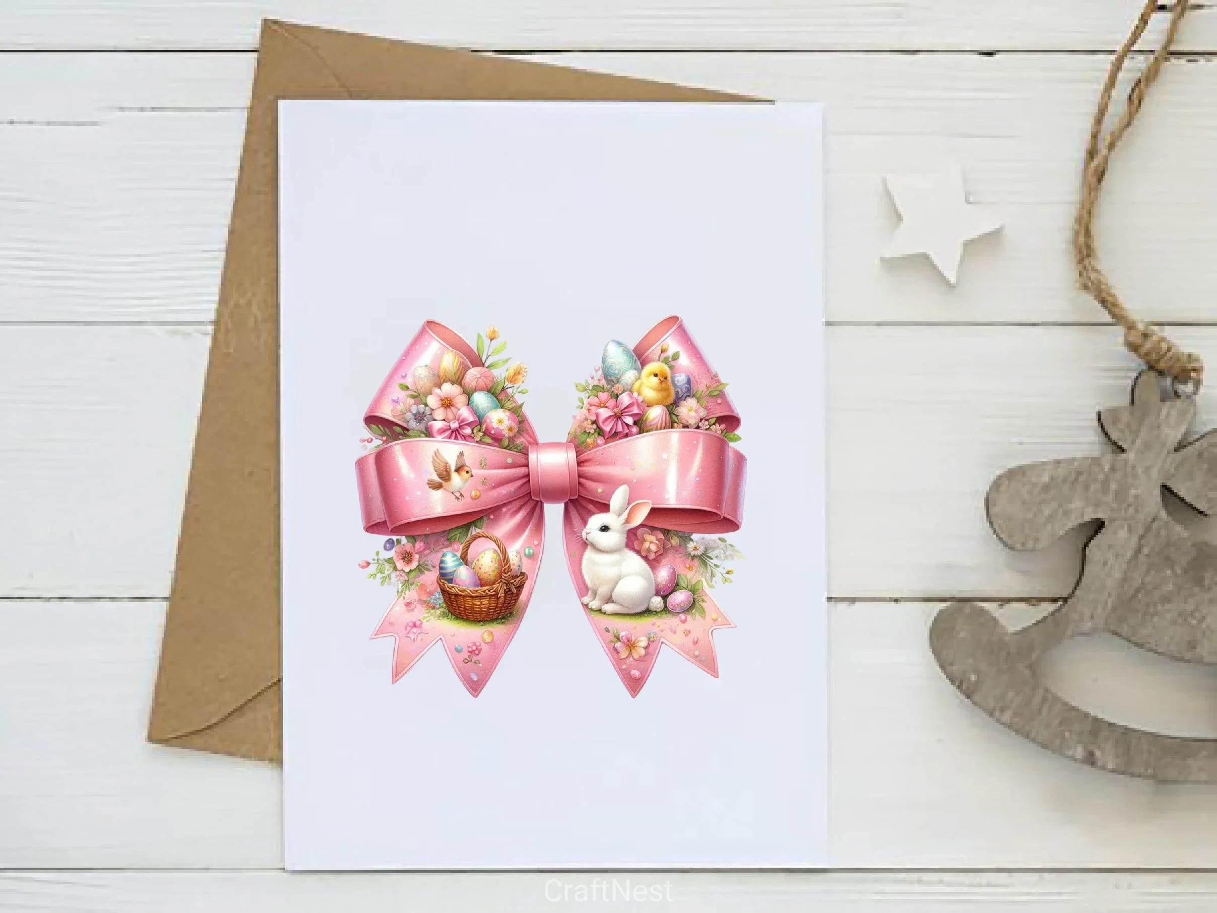 Easter Coquetter Happy Easter Clipart Bundle - CraftNest - Digital Crafting and Art