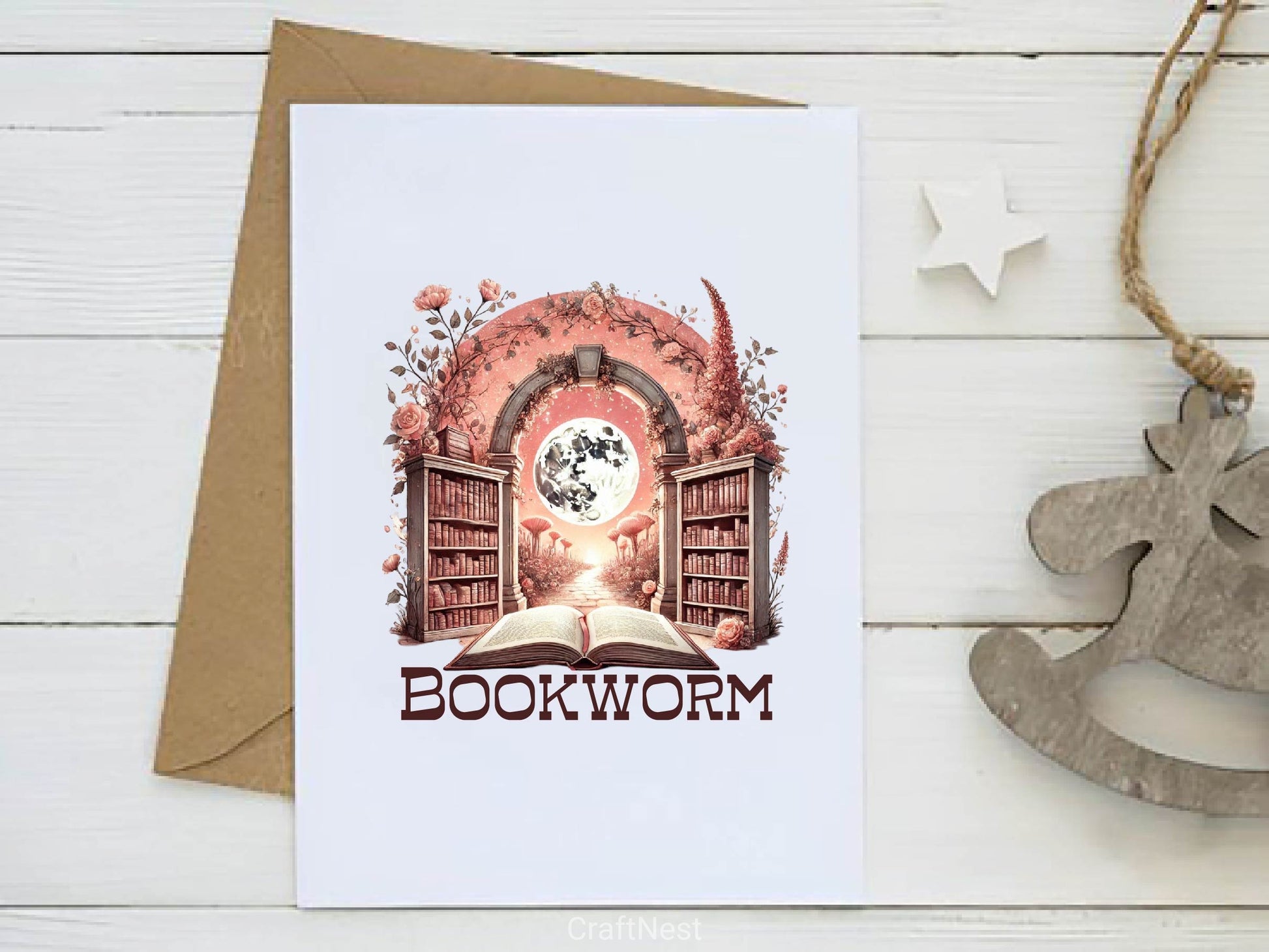 Bookworm Funny Book Lover Clipart Bundle 2 - CraftNest - Digital Crafting and Art