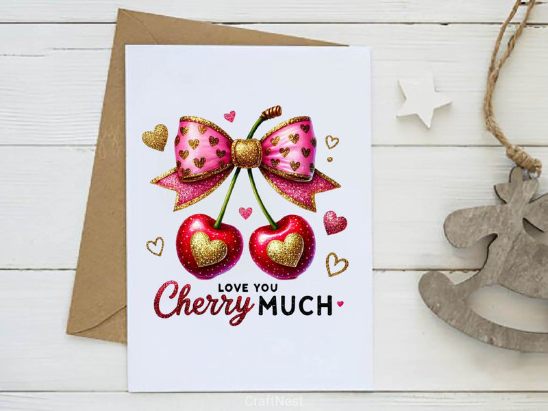 Coquette Valentine Love You Clipart Bundle - CraftNest - Digital Crafting and Art