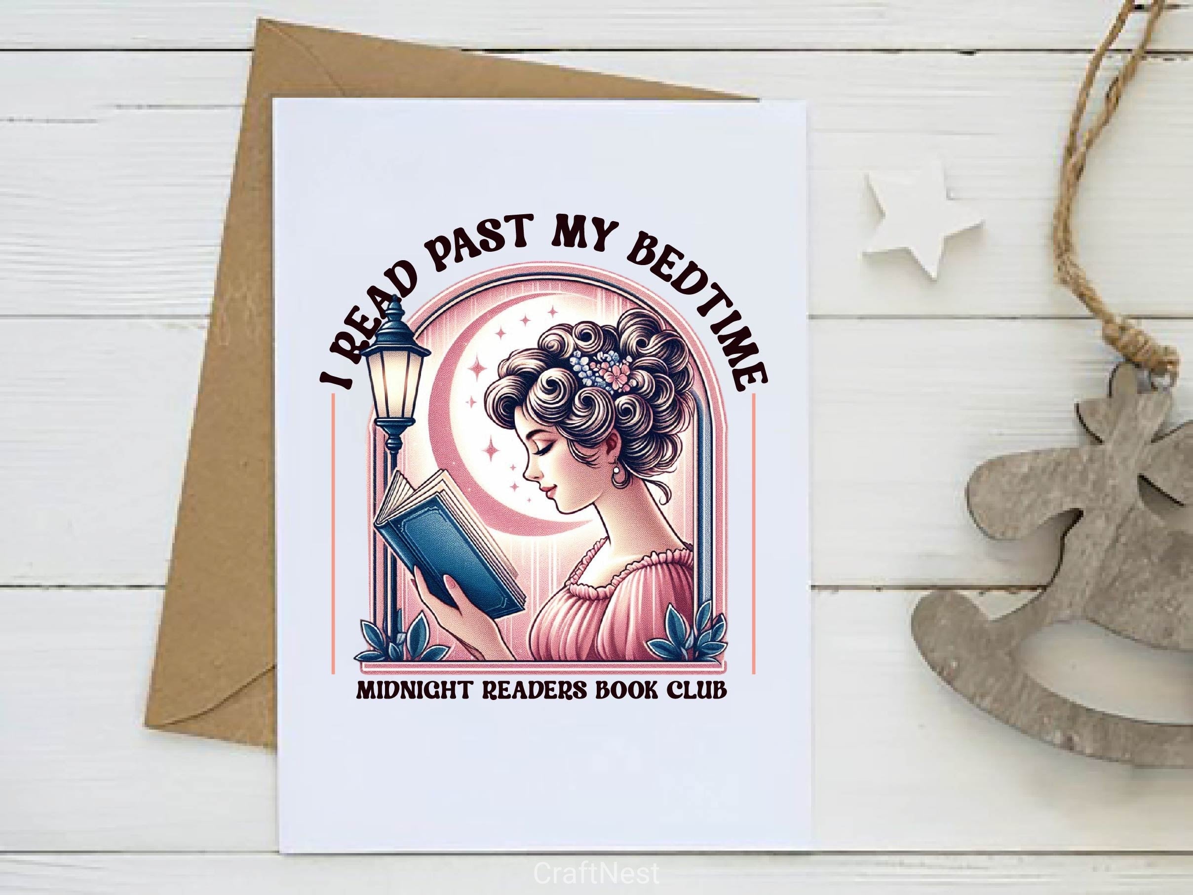 Late Night Reader Book Club Clipart Bundle 2 - CraftNest - Digital Crafting and Art