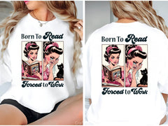 Born To Read Forced To Work Clipart Bundle 2 - CraftNest - Digital Crafting and Art
