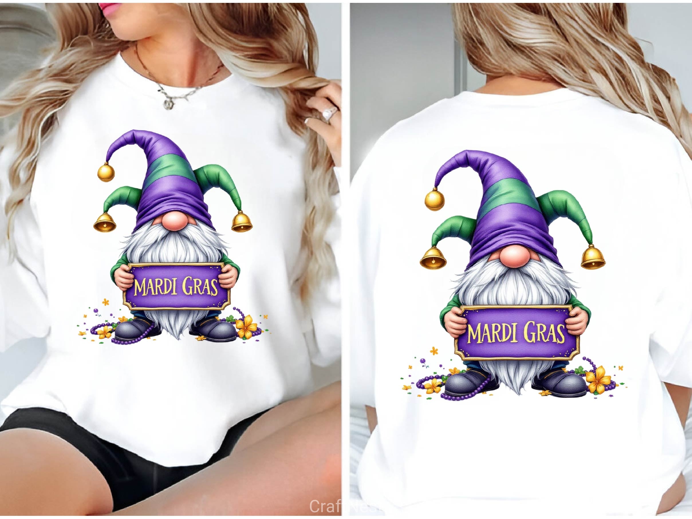 Mardi Gras Gnome Clipart Bundle 5 - CraftNest - Digital Crafting and Art