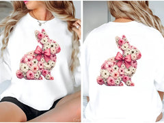 Floral Easter Bunny Clipart Bundle 2 - CraftNest - Digital Crafting and Art