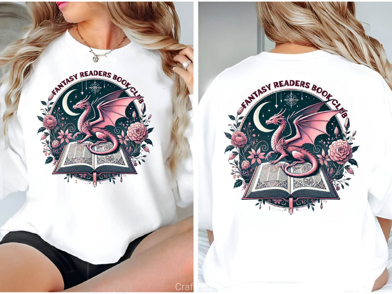 Fantasy Readers Book Club Book Reading Clipart Bundle 2 - CraftNest - Digital Crafting and Art