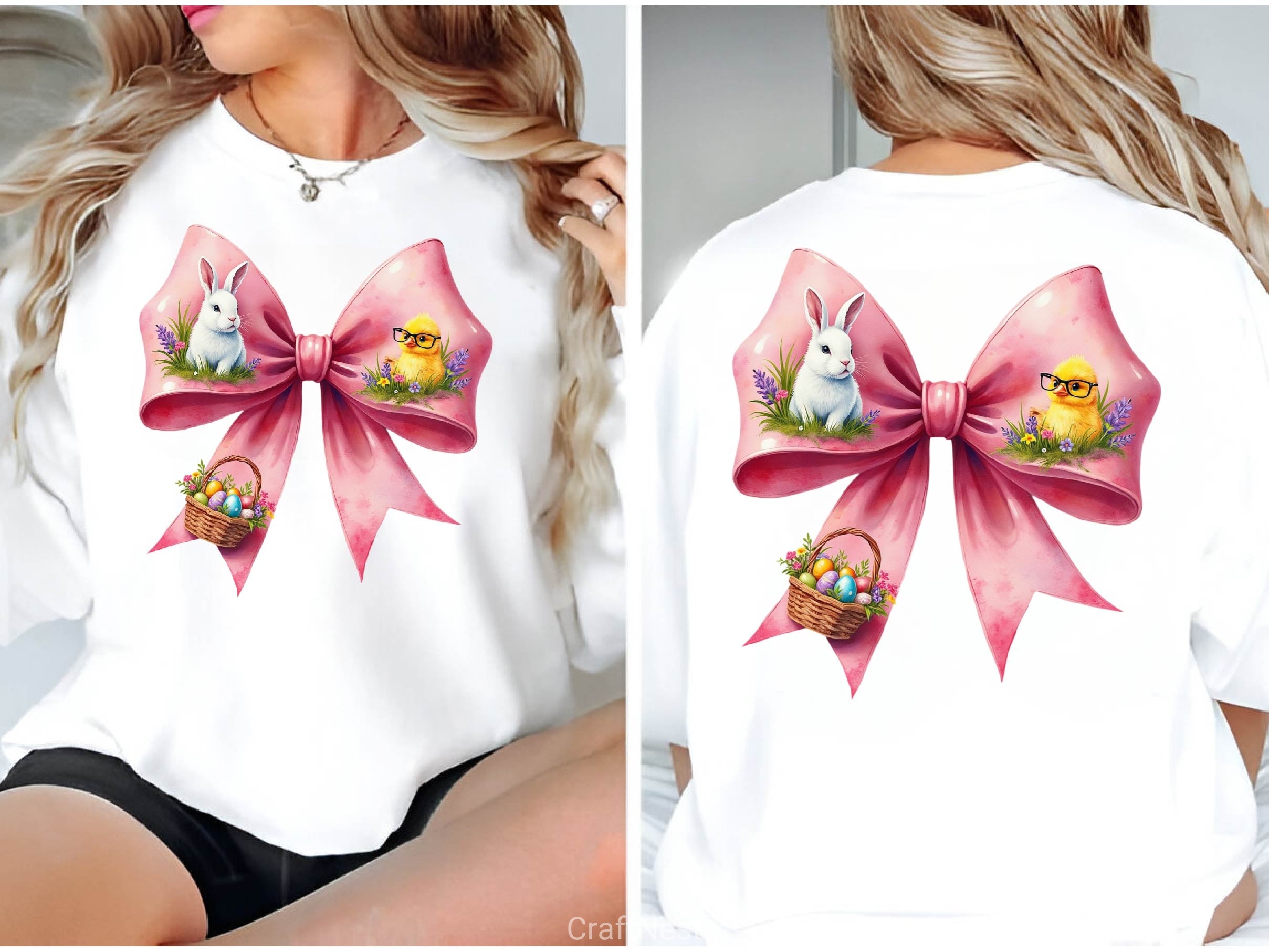 Easter Coquette Happy Easter Clipart Bundle - CraftNest - Digital Crafting and Art