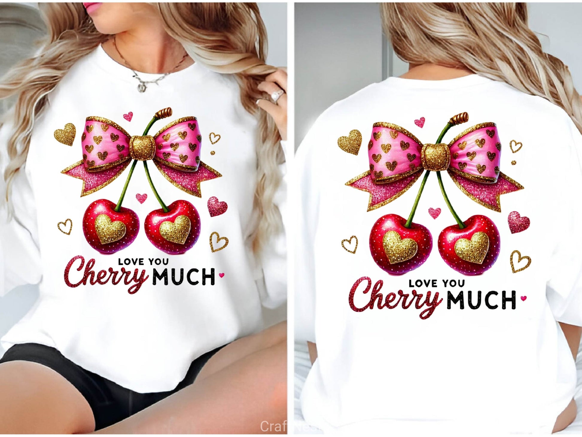 Coquette Valentine Love You Clipart Bundle - CraftNest - Digital Crafting and Art