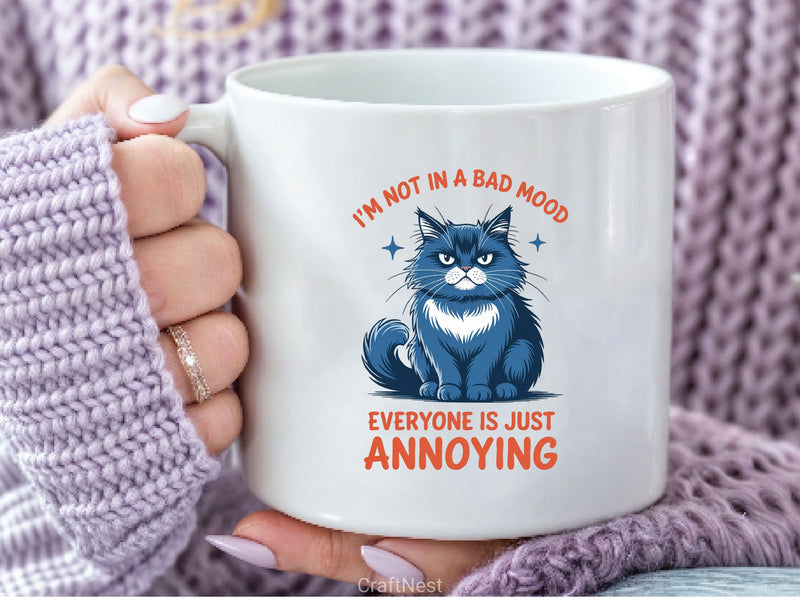 Funny Sarcastic Cat Clipart Bundle 6 - CraftNest - Digital Crafting and Art