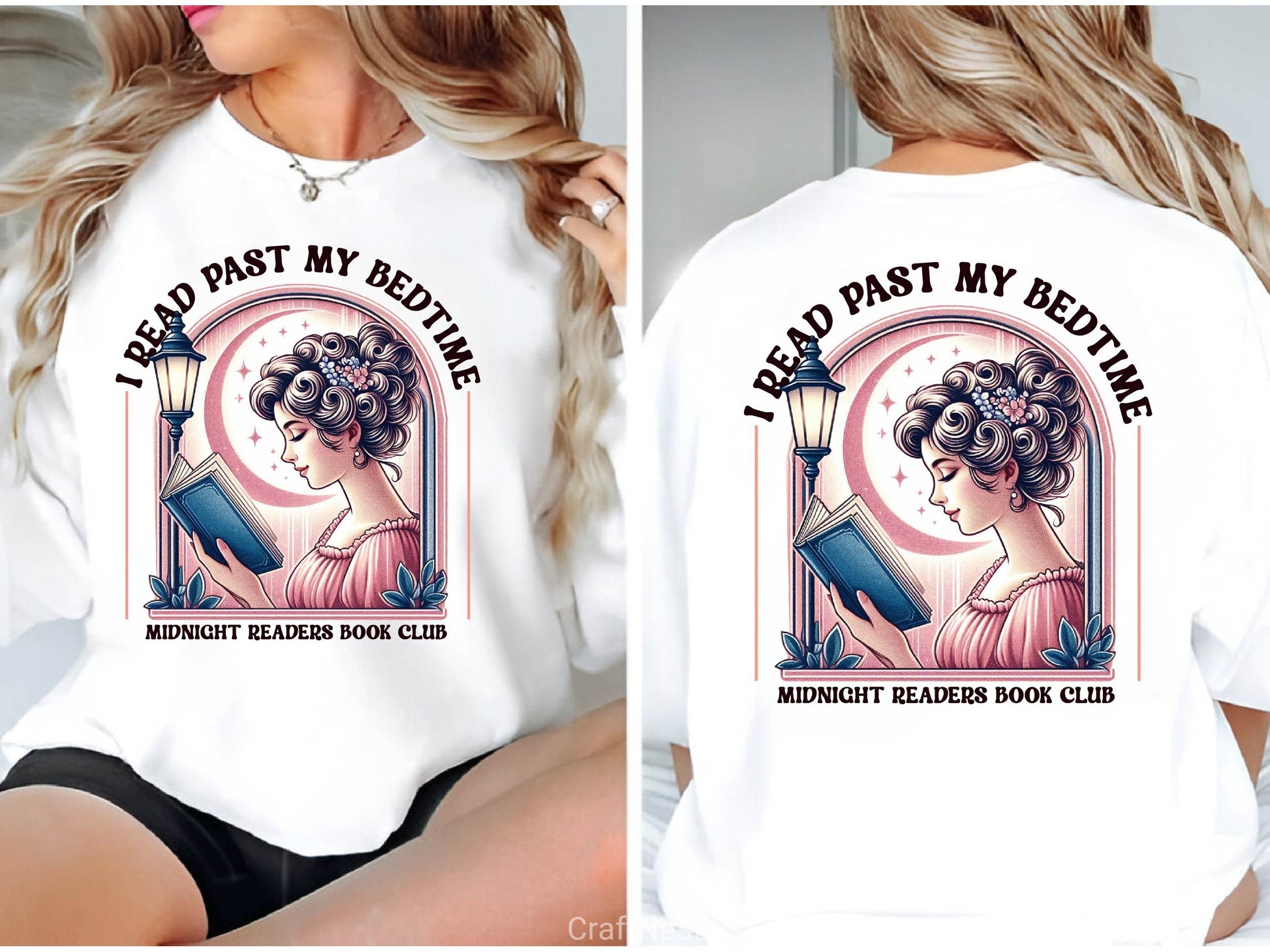 Late Night Reader Book Club Clipart Bundle 2 - CraftNest - Digital Crafting and Art