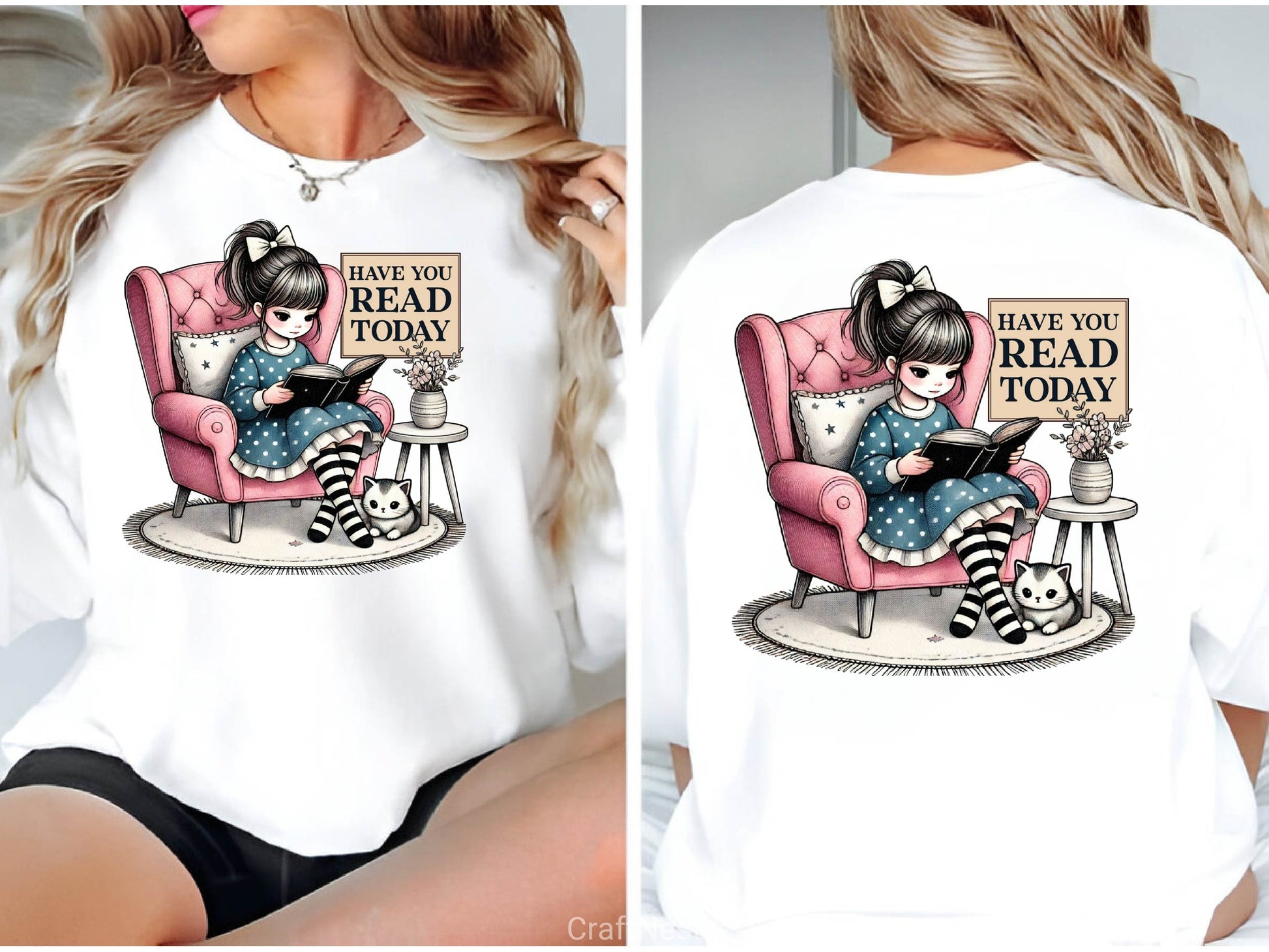 Have You Read Today Funny Book Lover Clipart Bundle 2 - CraftNest - Digital Crafting and Art