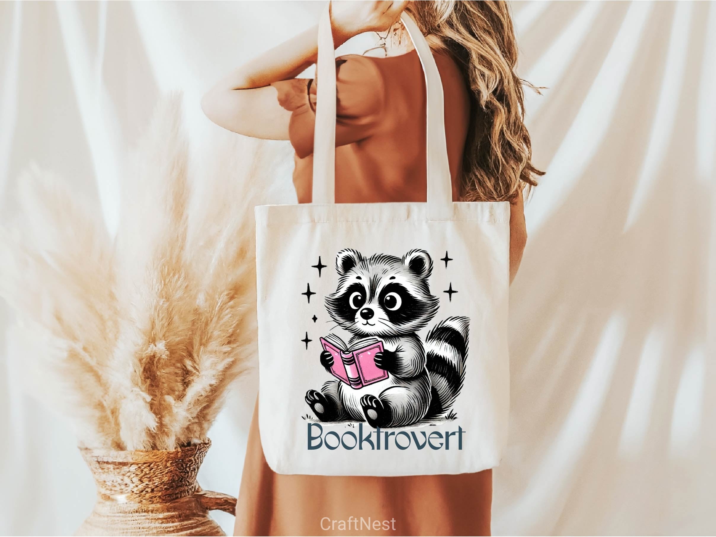 Booktrovert Reading Raccoon Clipart Bundle 2 - CraftNest - Digital Crafting and Art