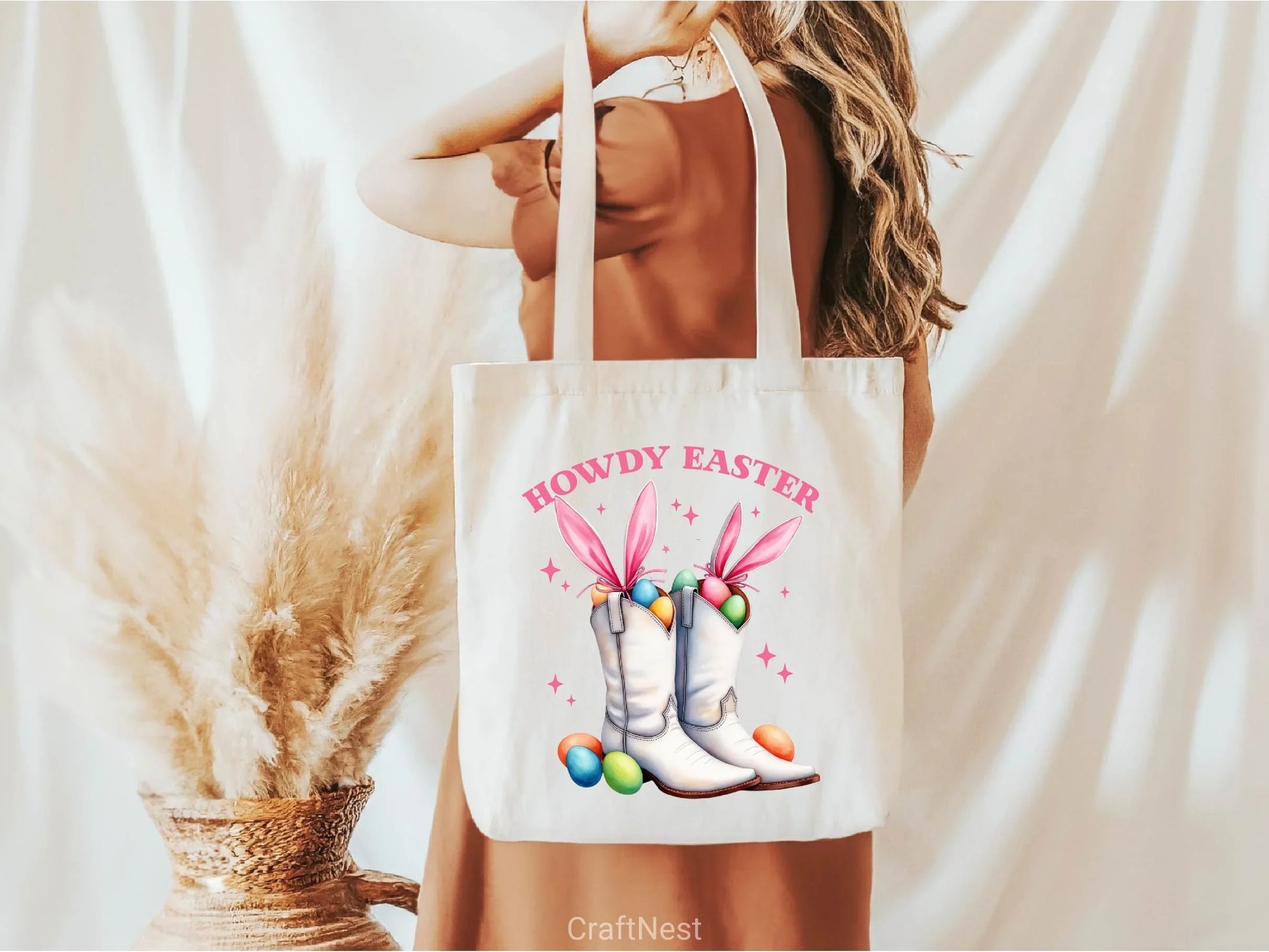 Howdy Easter Western Easter Bunny Clipart Bundle 1 - CraftNest - Digital Crafting and Art