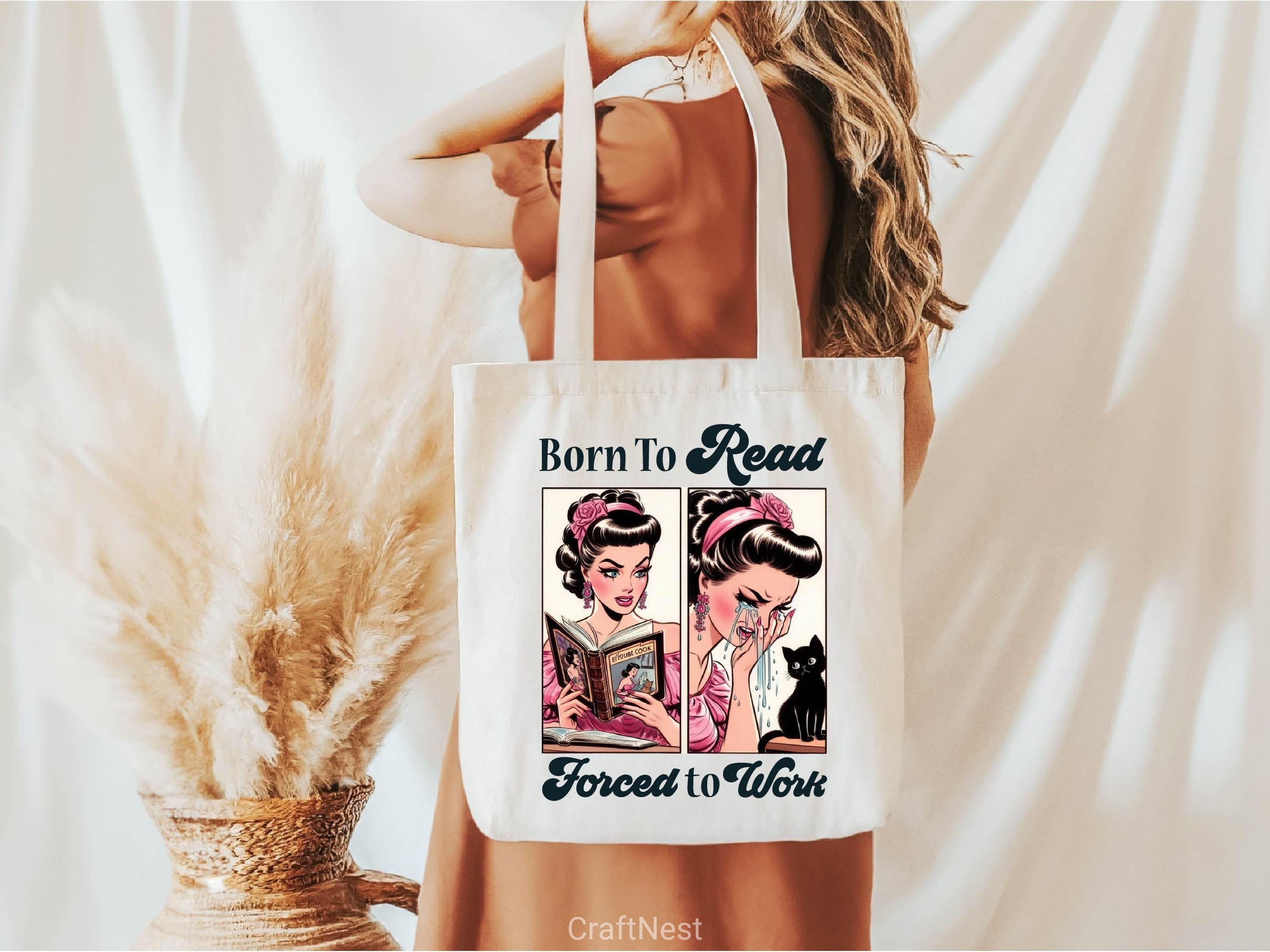 Born To Read Forced To Work Clipart Bundle 2 - CraftNest - Digital Crafting and Art