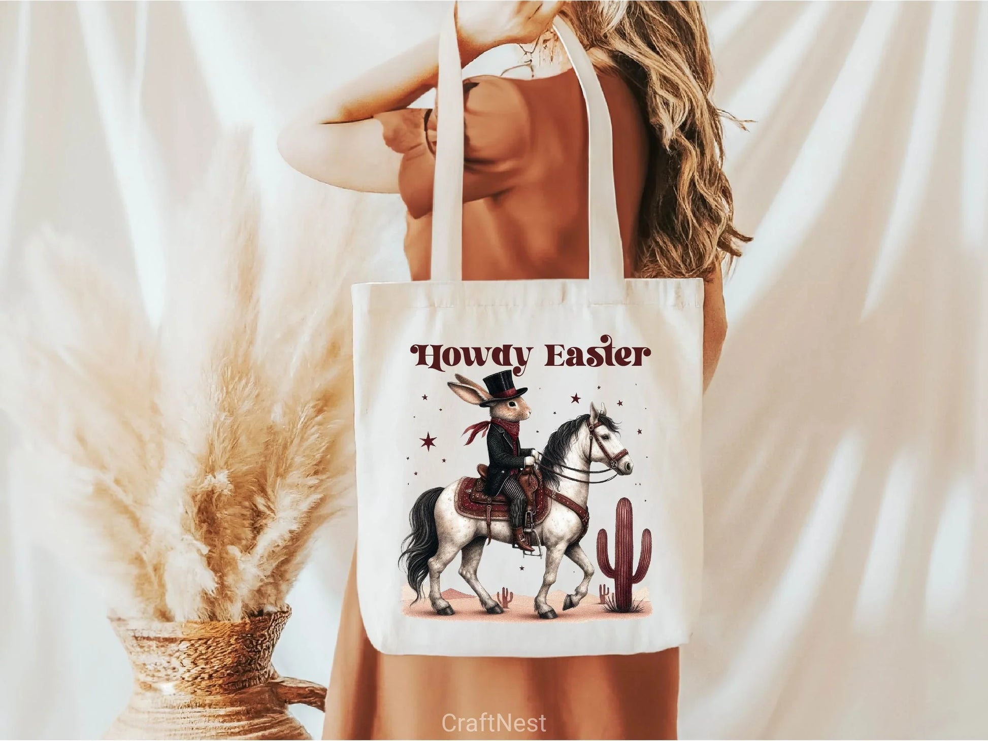 Howdy Easter Western Easter Bunny Clipart Bundle 2 - CraftNest - Digital Crafting and Art