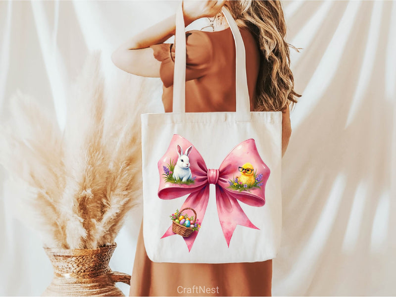 Easter Coquette Happy Easter Clipart Bundle - CraftNest - Digital Crafting and Art