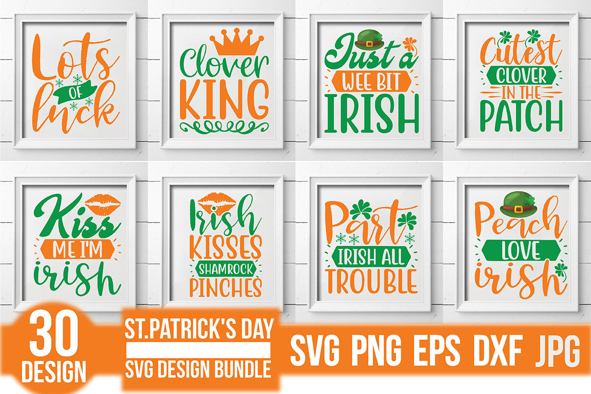 St Patrick's Day SVG Bundle 7 - CraftNest - Digital Crafting and Art