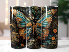 Steampunk Butterfly Tumbler Wrap - CraftNest