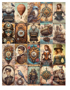 Steampunk Junk Journal Pages - CraftNest