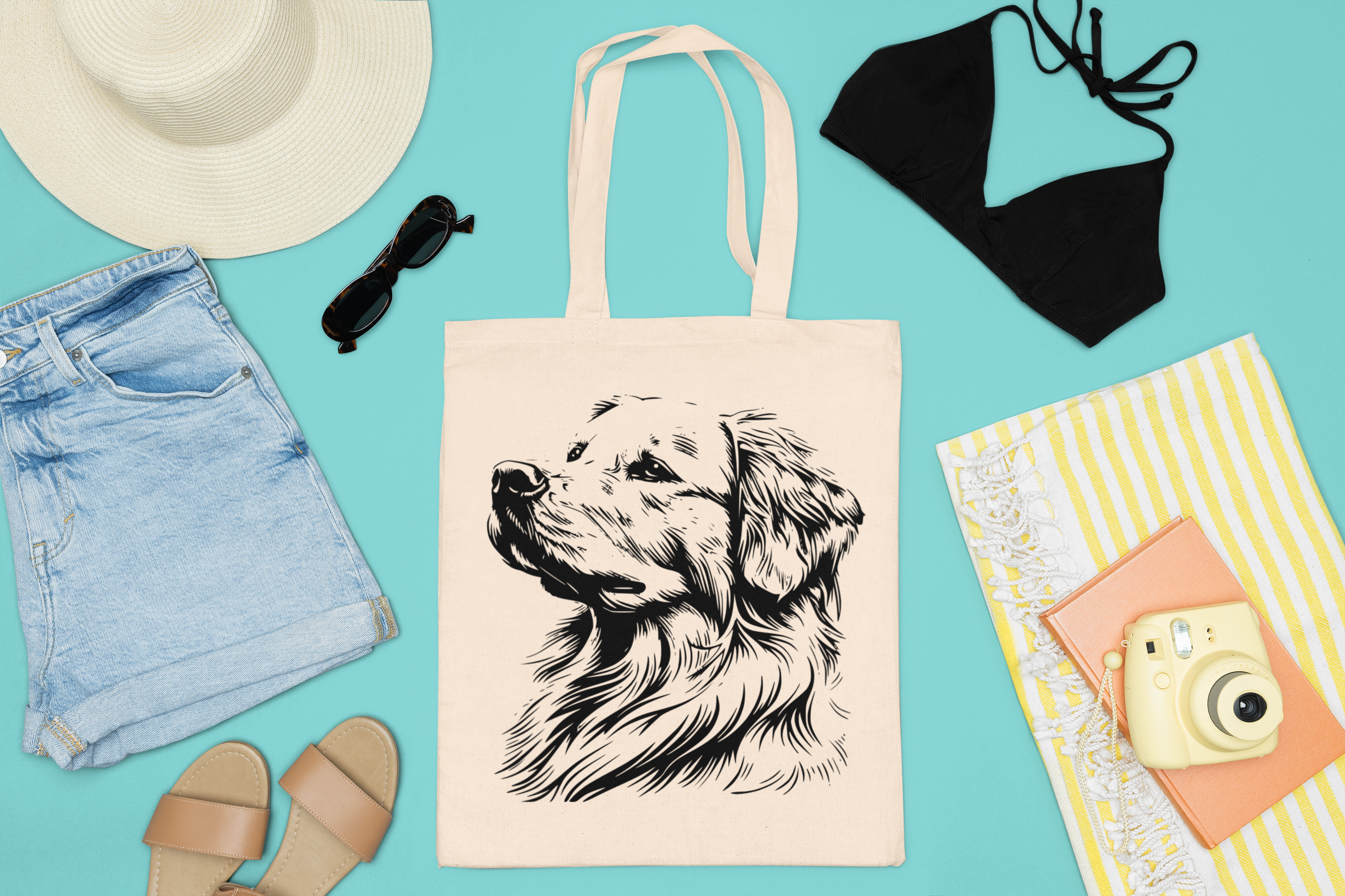 Golden Retriever SVG Bundle - CraftNest - Digital Crafting and Art