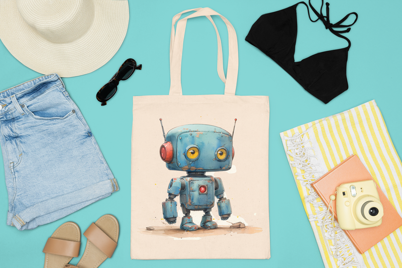 Roboter Summer Clipart - CraftNest - Digital Crafting and Art