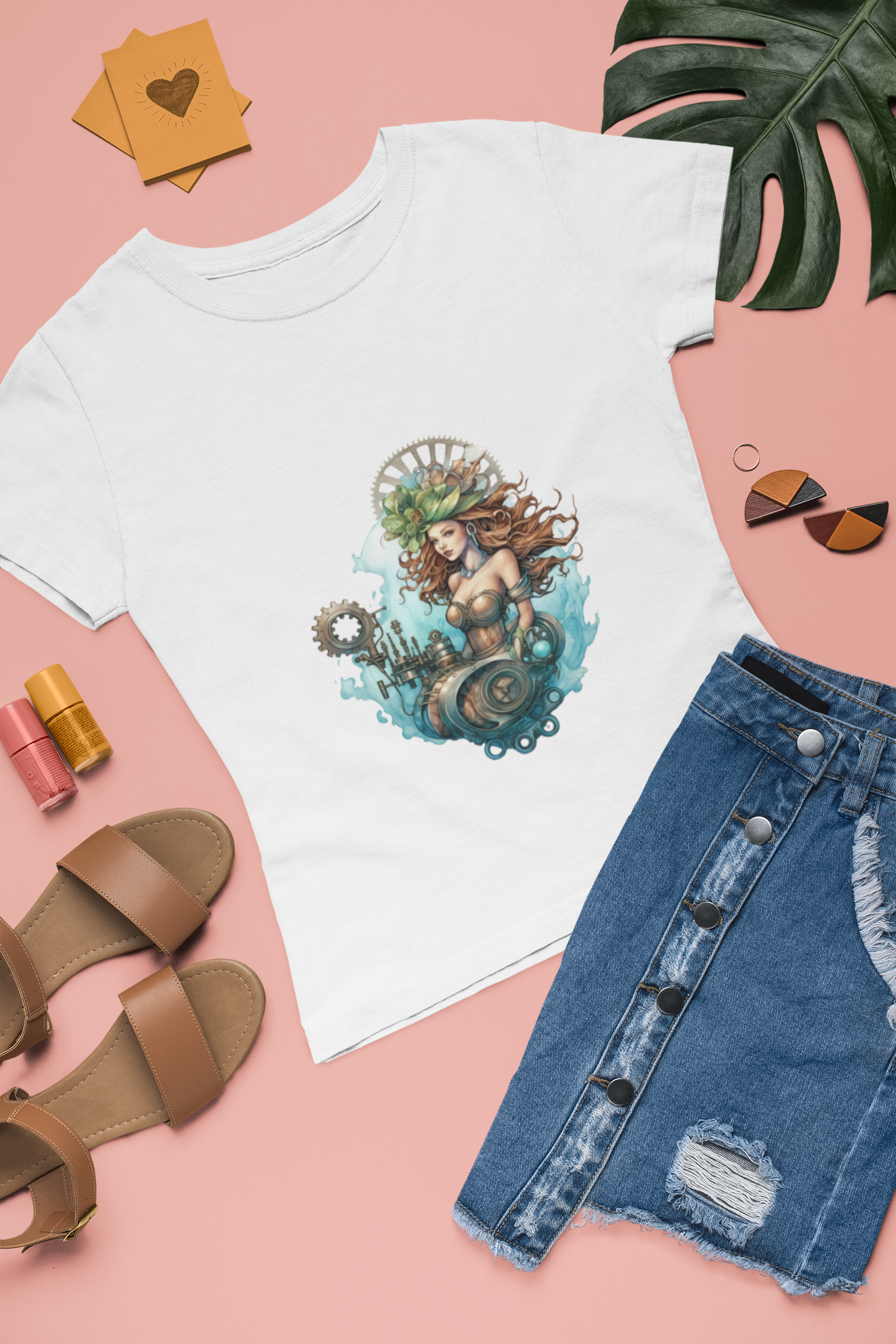 Steampunk Mermaids Clipart - CraftNest