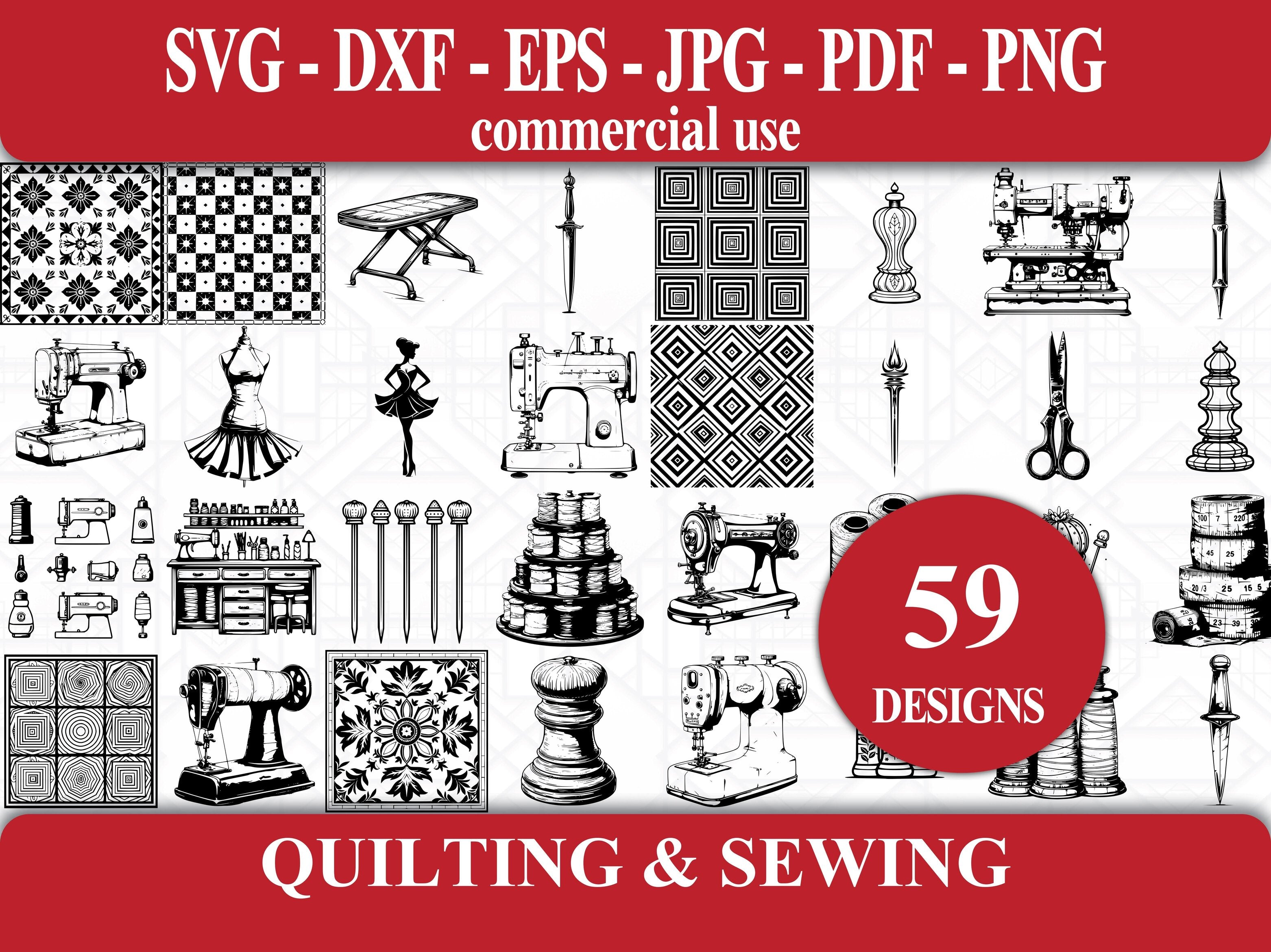 Quilting And Sewing SVG Bundle - CraftNest - Digital Crafting and Art