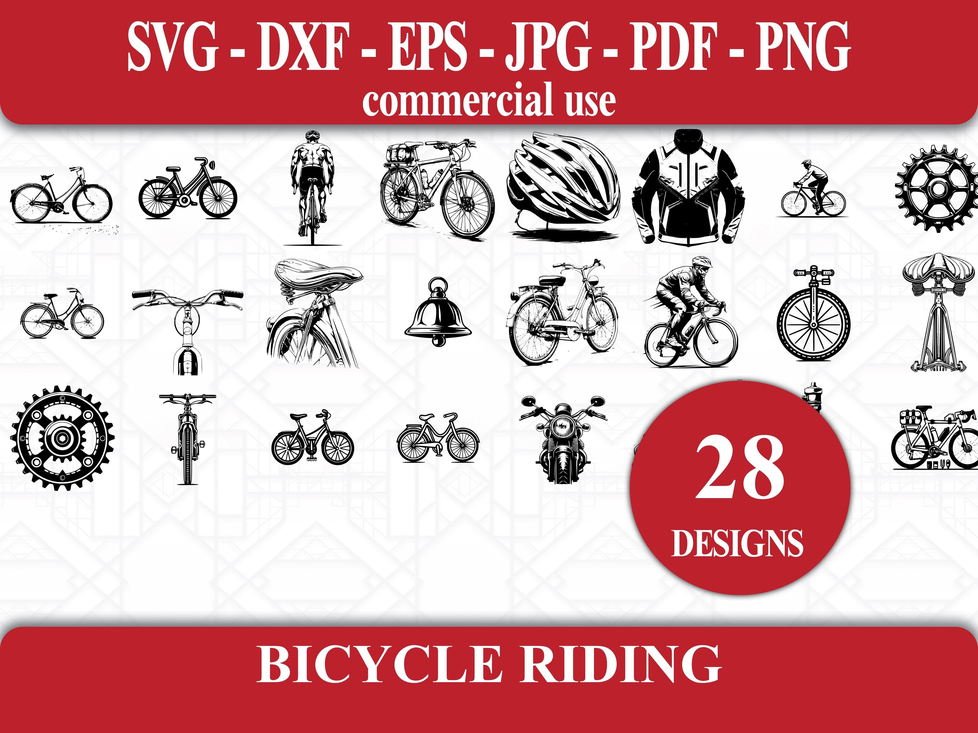 Bicycle Riding SVG Bundle