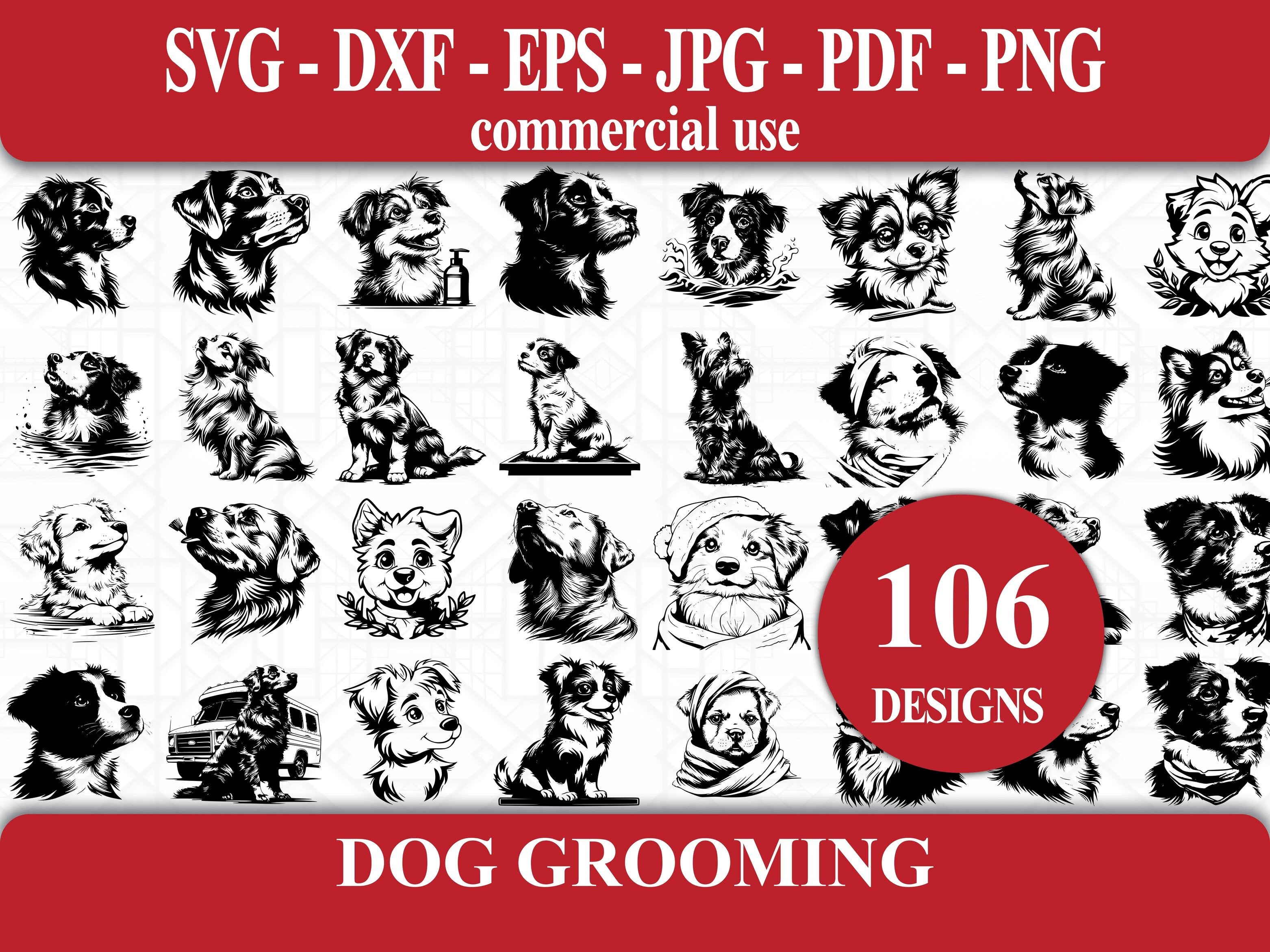 Dog Grooming SVG Bundle - CraftNest - Digital Crafting and Art