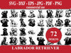 Labrador Retriever SVG -Bündel