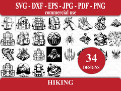 Hiking SVG Bundle - CraftNest - Digital Crafting and Art